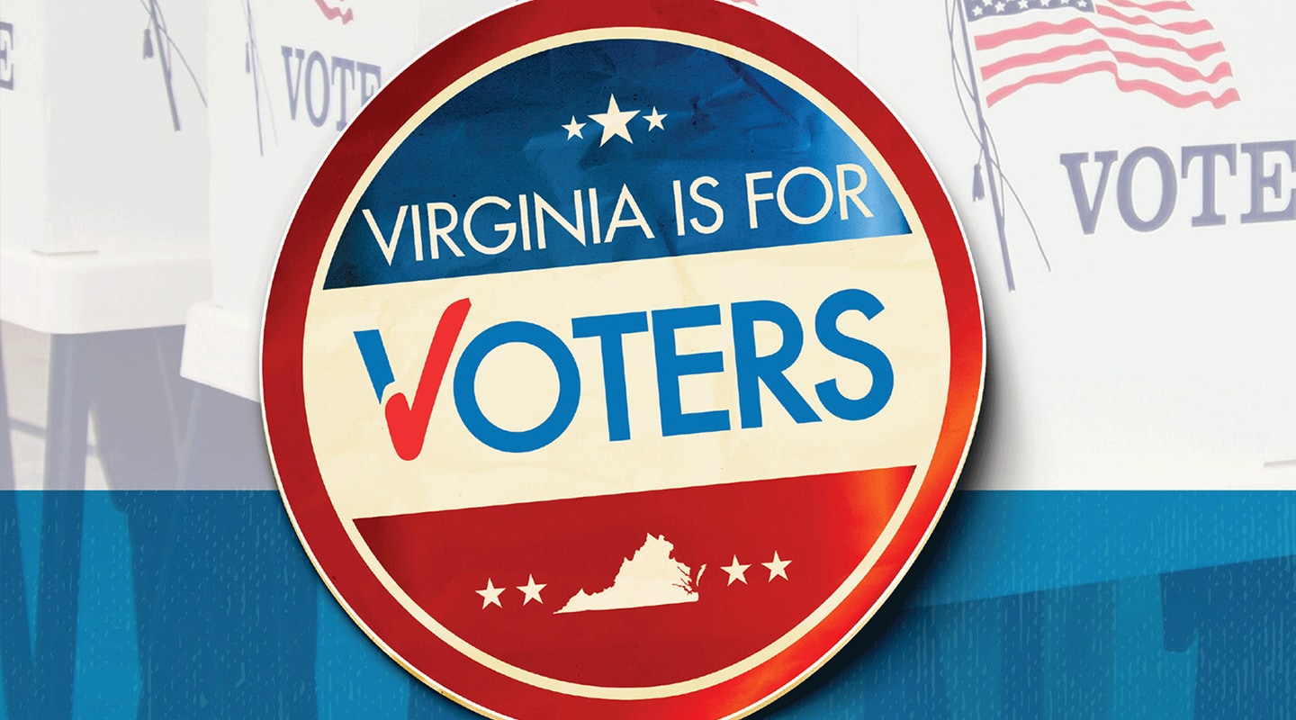 Virginia is for Voters 스티커